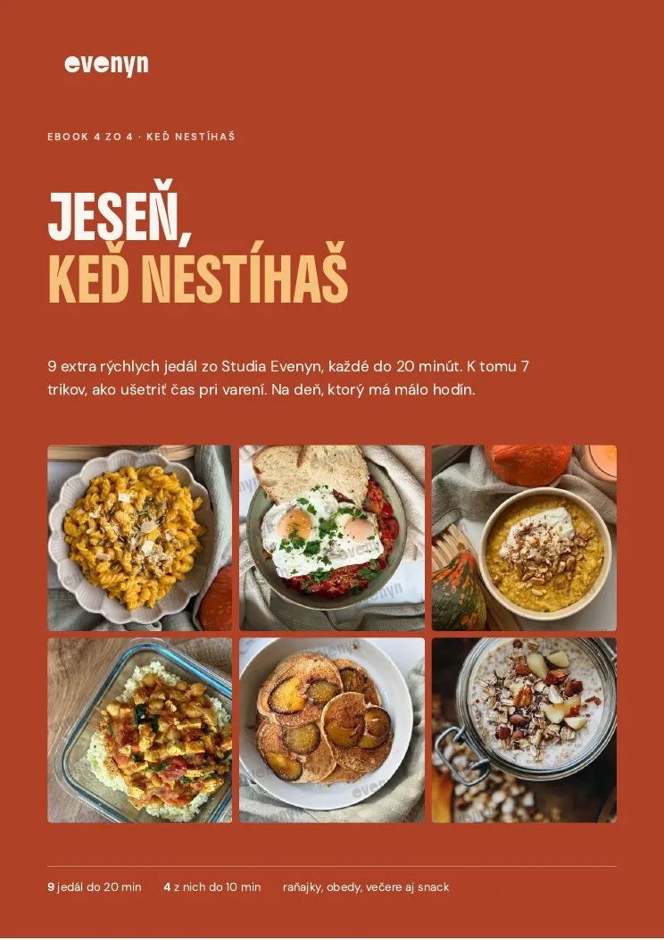 Titulná strana ebooku Jeseň, keď nestíhaš